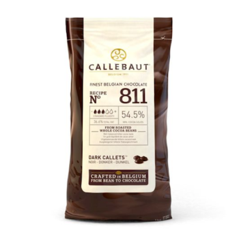 Bitterschokoladen Callets von Callebaut.